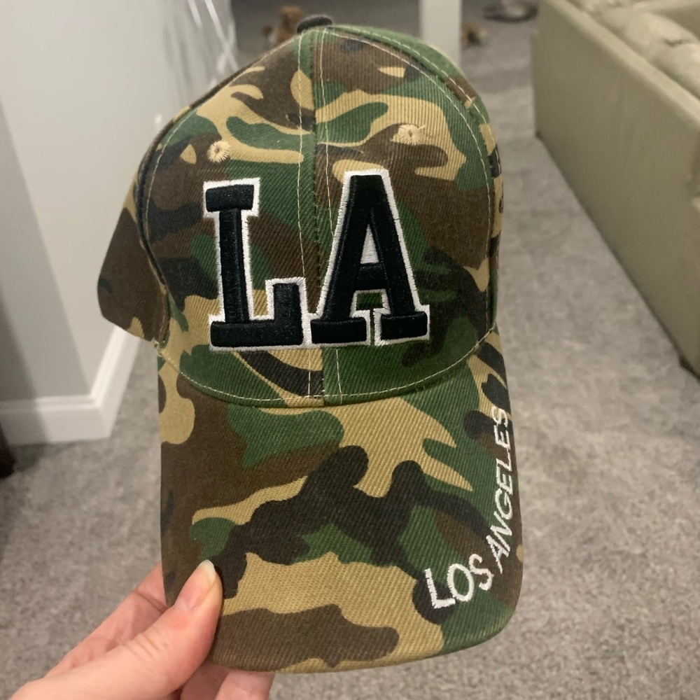 Camo LA hat